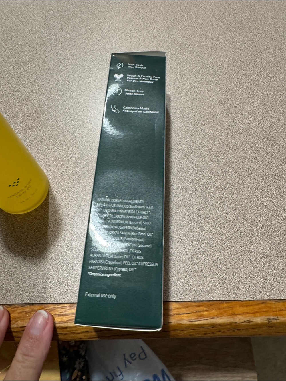 Sea Yellow Pump Bottle Body Oil - Picture 7 of 8